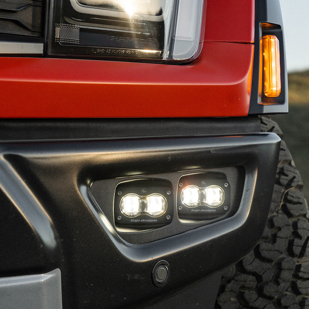 Baja Designs S2 SAE Fog Pocket Kit Fits 21-On Ford, Raptor