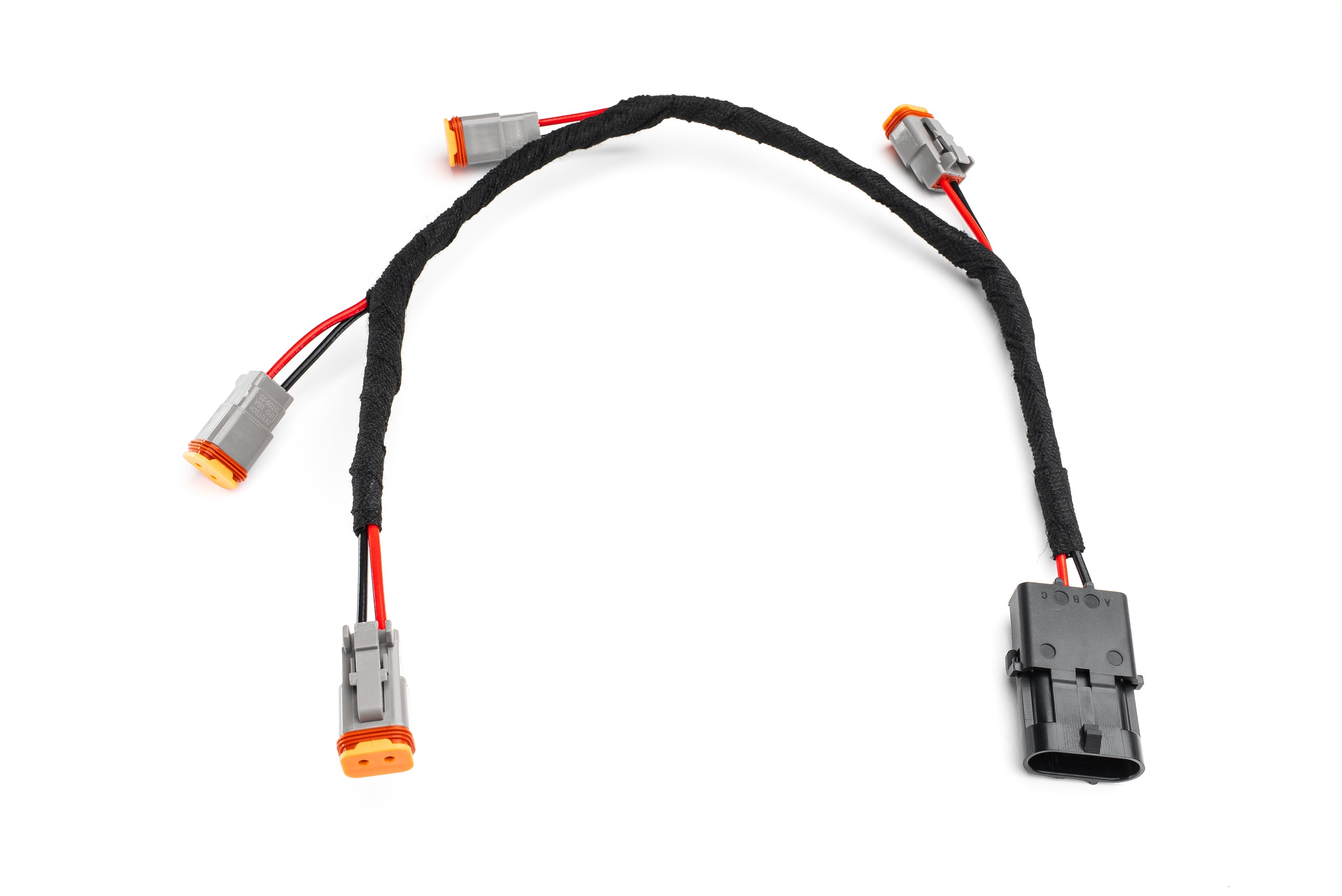 4X 2 Pole DT Connector Harness Splitter add on - SPV Harness System (Works with MANY vehicles, See Details)