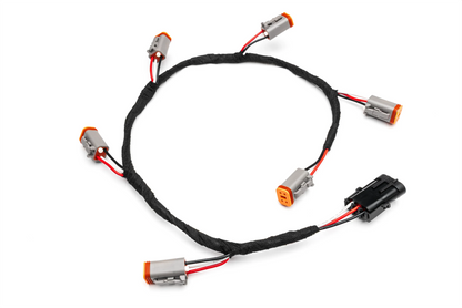 6X 4 Pole DT Connector Harness Splitter add on - SPV Harness System (Works with MANY vehicles, See Details)