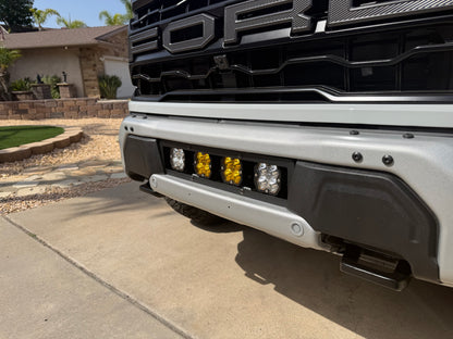 NEW SPV Parts 2021-2026 Ford F-150 Raptor BUMPER Grille Baja Designs Squadron 2.0 Light Kit (RGBW Backlight) (Works with BOTH Bumpers)