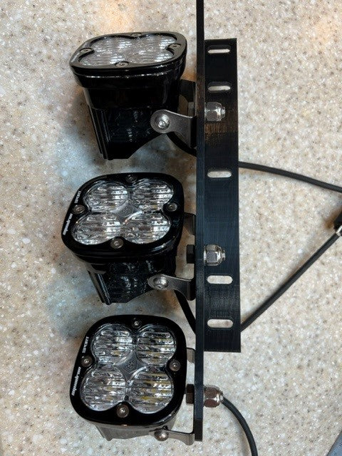 SPV Parts 2021-2026 Ford Raptor Baja Designs Sport & PRO Triple Fog Light Kit (With Brackets)