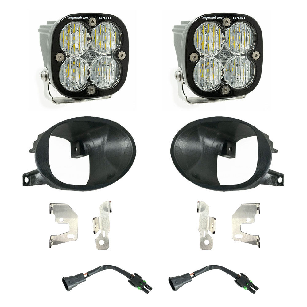 19-24 Mercedes Sprinter Squadron Wide Cornering Fog Pocket Light Kit - 1500/2500/3500