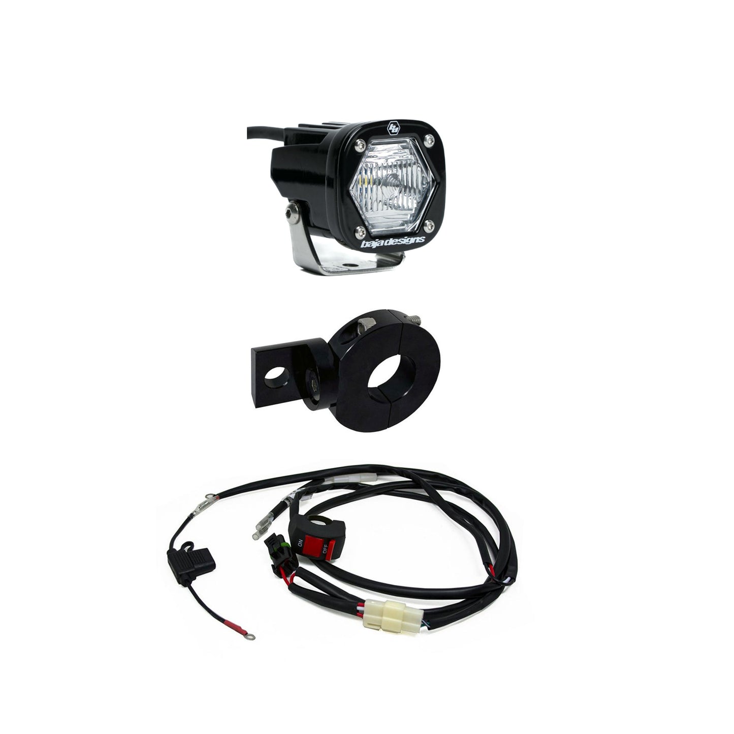 Moto Electric Start Pit Bike S1 Auxiliary Light Kit - Baja Designs