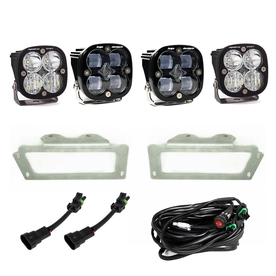 Baja Designs Squadron SAE LED Light Kit - Fits Dodge Ram 10-18 2500/3500 & 09-12 1500 (Set)