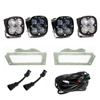 Baja Designs Squadron SAE LED Light Kit - Fits Dodge Ram 10-18 2500/3500 & 09-12 1500 (Set)