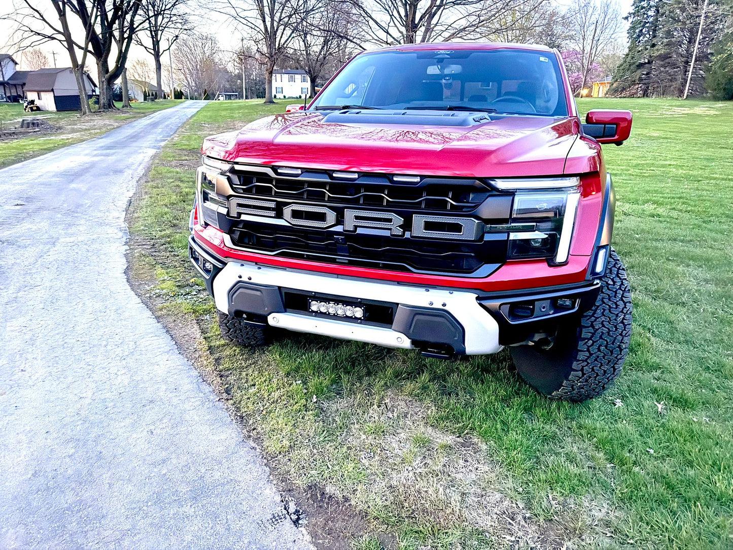 NEW SPV Parts 2021-2026 Ford F-150 Raptor BUMPER Grille Baja Designs ONX6 or S8 Light Bar Kit (Works with BOTH Bumpers)