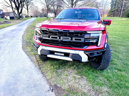 NEW SPV Parts 2021-2026 Ford F-150 Raptor BUMPER Grille Baja Designs ONX6 or S8 Light Bar Kit (Works with BOTH Bumpers)