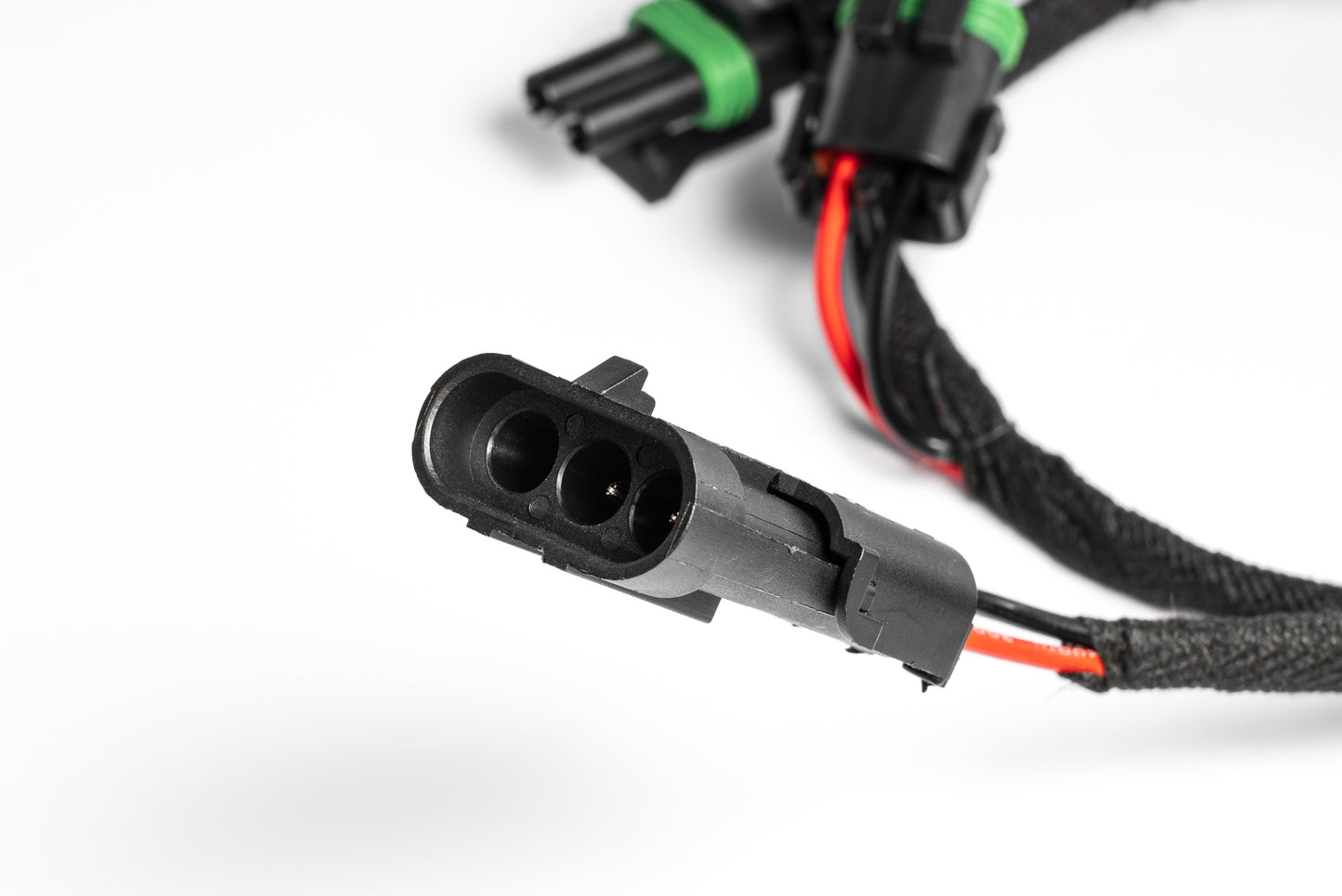 6X 2 Pole WP Connector Harness Splitter add on - SPV Harness System (Works with MANY vehicles, See Details)