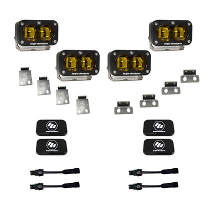 Baja Designs S2 SAE Fog Pocket Kit Fits 21-On Ford, Raptor