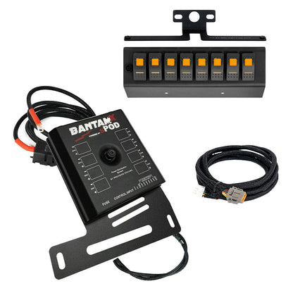 sPod BantamX w LED Switch Panel - Jeep 2007-2008 Wrangler JK