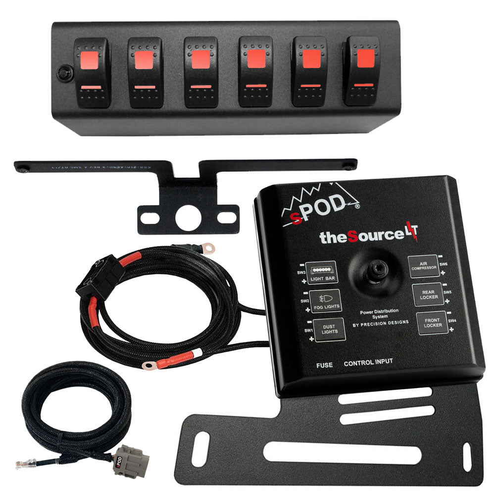 sPod SourceLT - Jeep 2007-2008 Wrangler JK