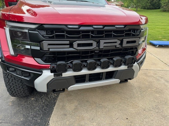 2024+ Gen 3 Ford Raptor MODULAR Bumper Bracket Kit for BAJA DESIGNS LINKABLE 6X light bars by SPV Parts