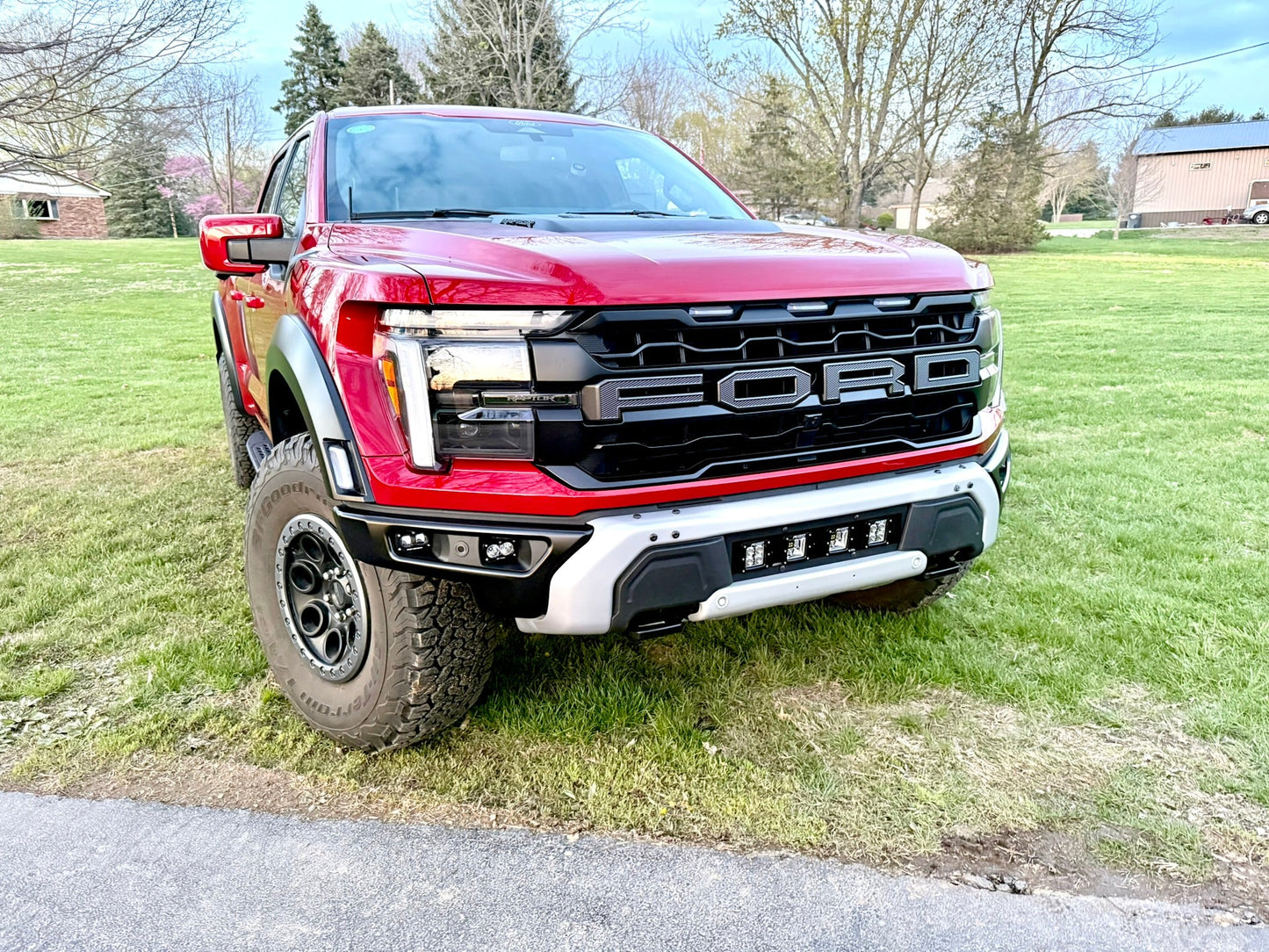 NEW SPV Parts 2021-2025 Ford F-150 Raptor BUMPER Grille REPLACEMENT With Mount (Works with BOTH Bumpers)
