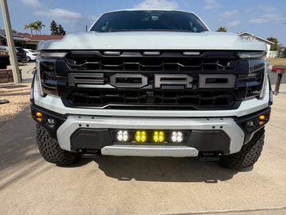 NEW SPV Parts 2021-2026 Ford F-150 Raptor BUMPER Grille Baja Designs Squadron 2.0 Light Kit (RGBW Backlight) (Works with BOTH Bumpers)