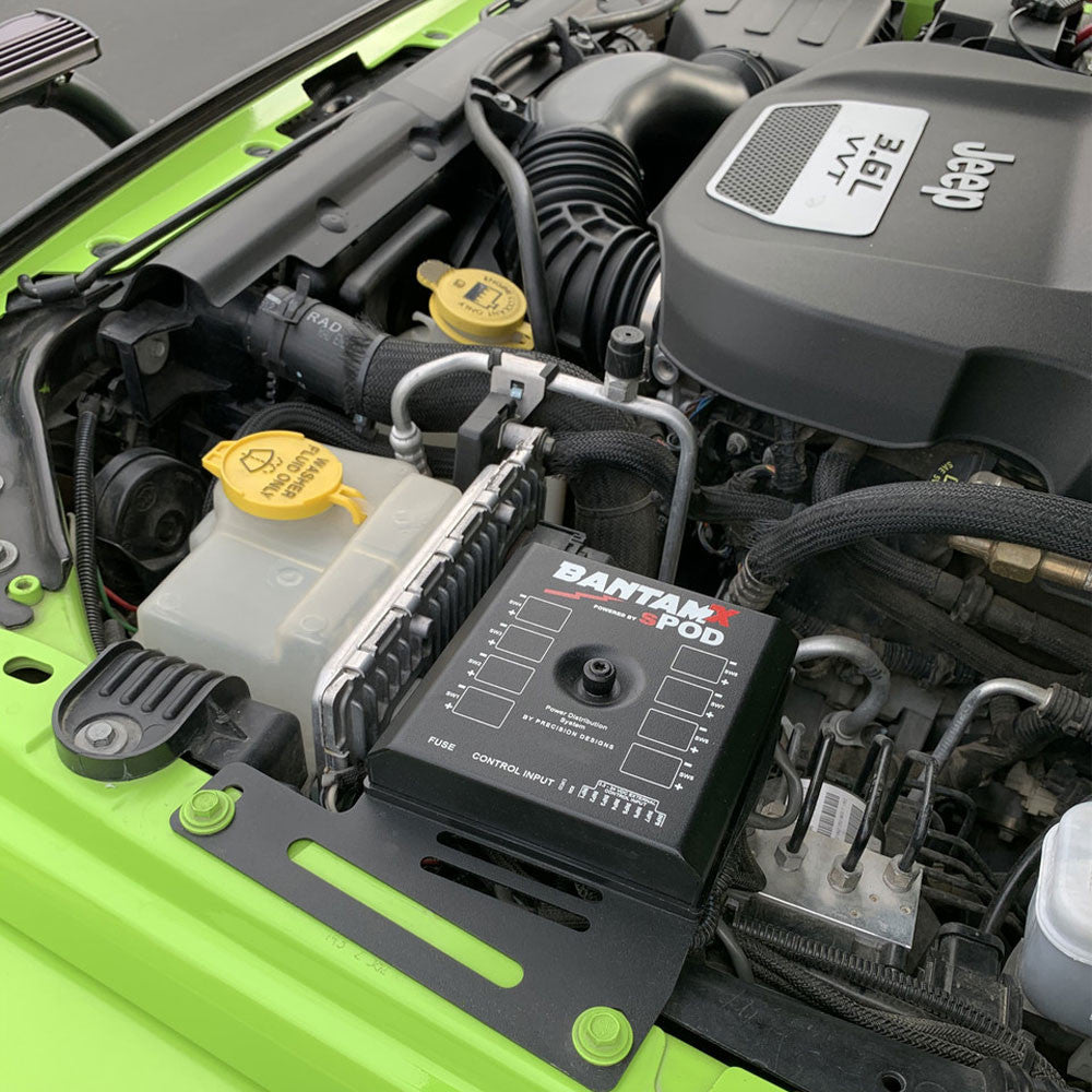 sPod BantamX w LED Switch Panel - Jeep 2007-2008 Wrangler JK