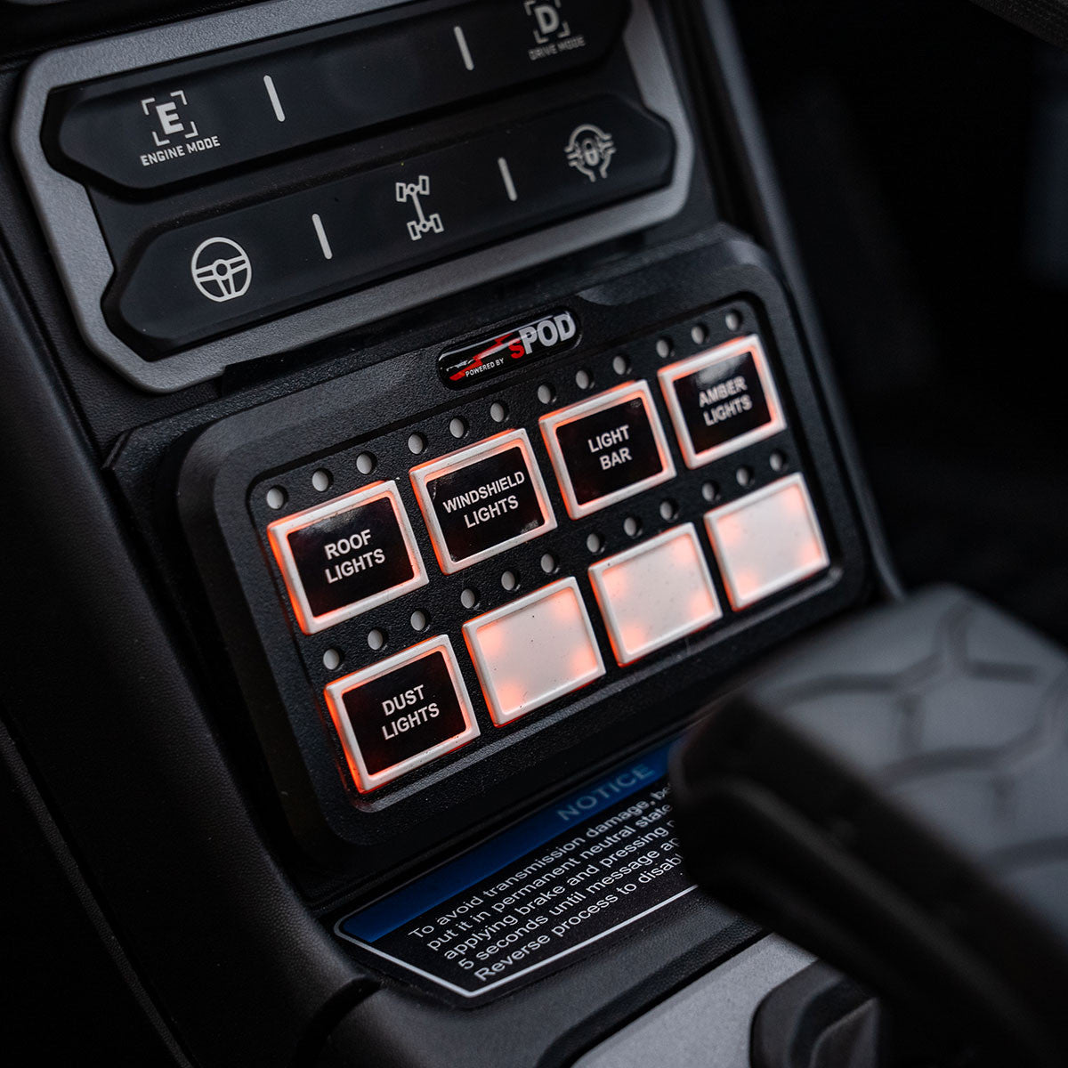 sPod Can-Am Maverick R HD BantamX Center Console Kit - Can-Am Maverick R 2024