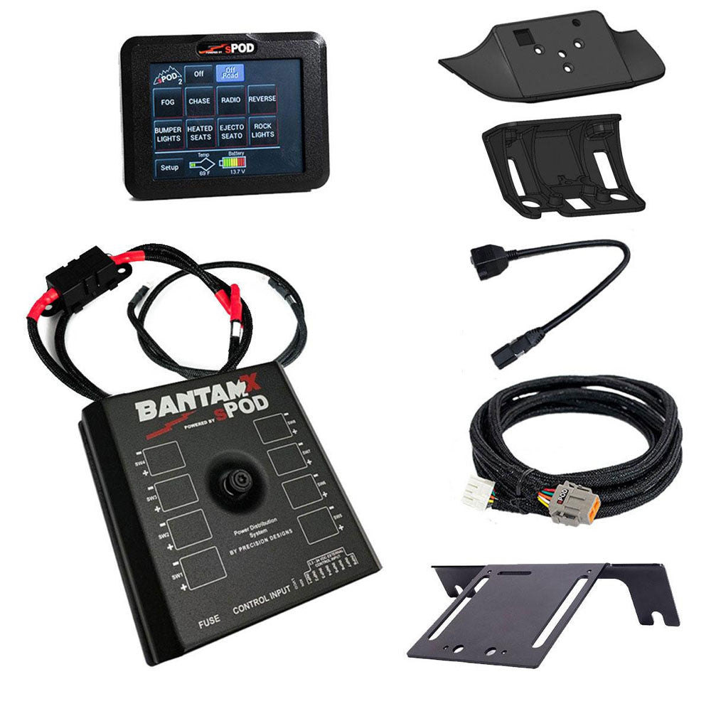 sPod Touchscreen BantamX Power Management Vehicle Kit - Ford 2023-On F-250/350 Super Duty