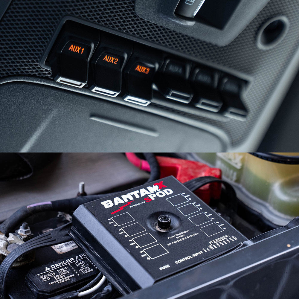 sPod BantamX Upfitter Kit – Ford F-250350 Super Duty 2023-On