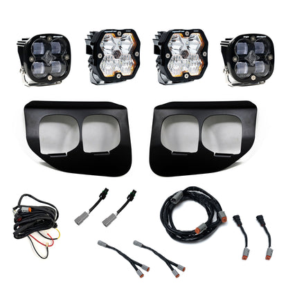 Squadron 2.0 Sport or Pro Squadron SAE Dual Fog Pocket Light Kit - Ford 2020-22 F-250/350 Super Duty