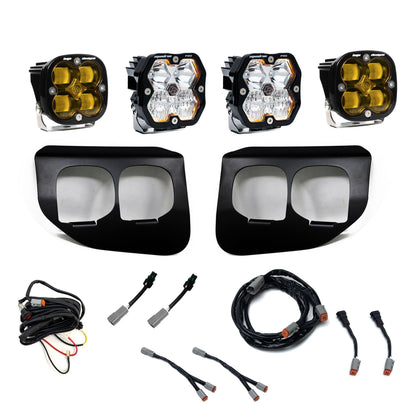 Squadron 2.0 Sport or Pro Squadron SAE Dual Fog Pocket Light Kit - Ford 2020-22 F-250/350 Super Duty