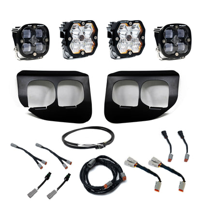 Squadron 2.0 Sport or Pro Squadron SAE Dual Fog Pocket Light Kit - Ford 2020-22 F-250/350 Super Duty
