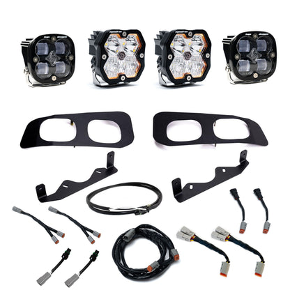 Squadron 2.0 Sport or Pro Squadron SAE Dual Fog Pocket Light Kit - Ford 2023-26 F-250350 Super Duty