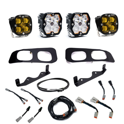 Squadron 2.0 Sport or Pro Squadron SAE Dual Fog Pocket Light Kit - Ford 2023-26 F-250350 Super Duty