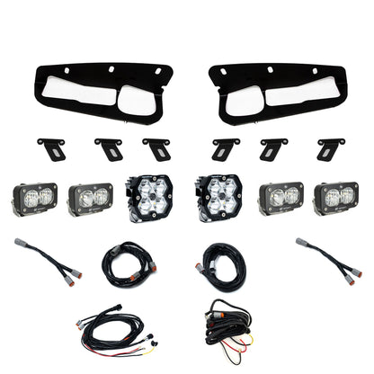 Squadron 2.0 Pro Dual S2 Sport Fog Pocket Light Kit - Ford 2021-26 Bronco; 2022-24 Bronco Raptor; Note w Steel Bumper
