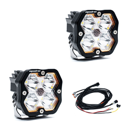 Baja Designs Squadron 2.0 Sport LED Pods (Sold in Pairs) (RGBW Backlit)