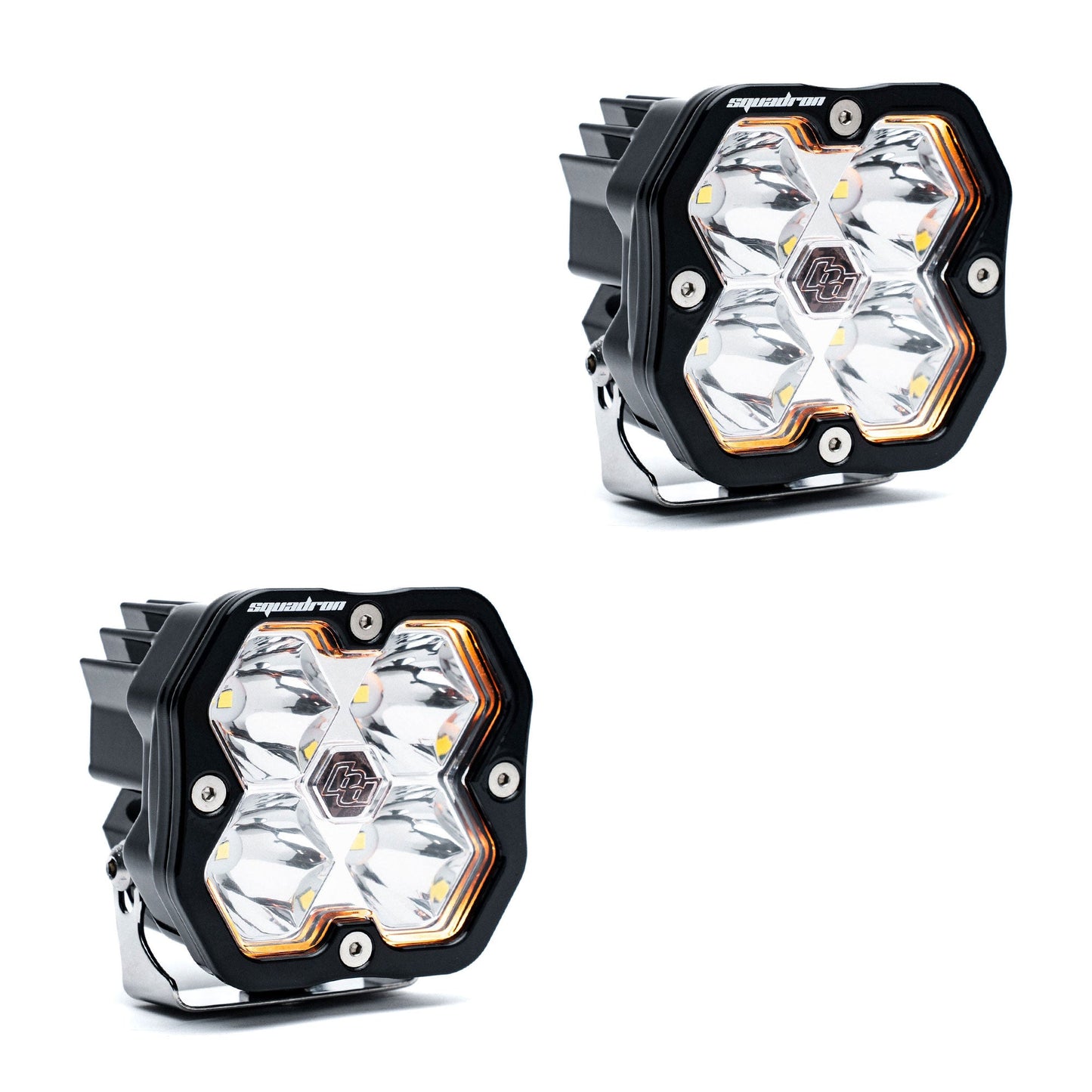 Baja Designs Squadron 2.0 Sport LED Pods (Sold in Pairs) (RGBW Backlit)