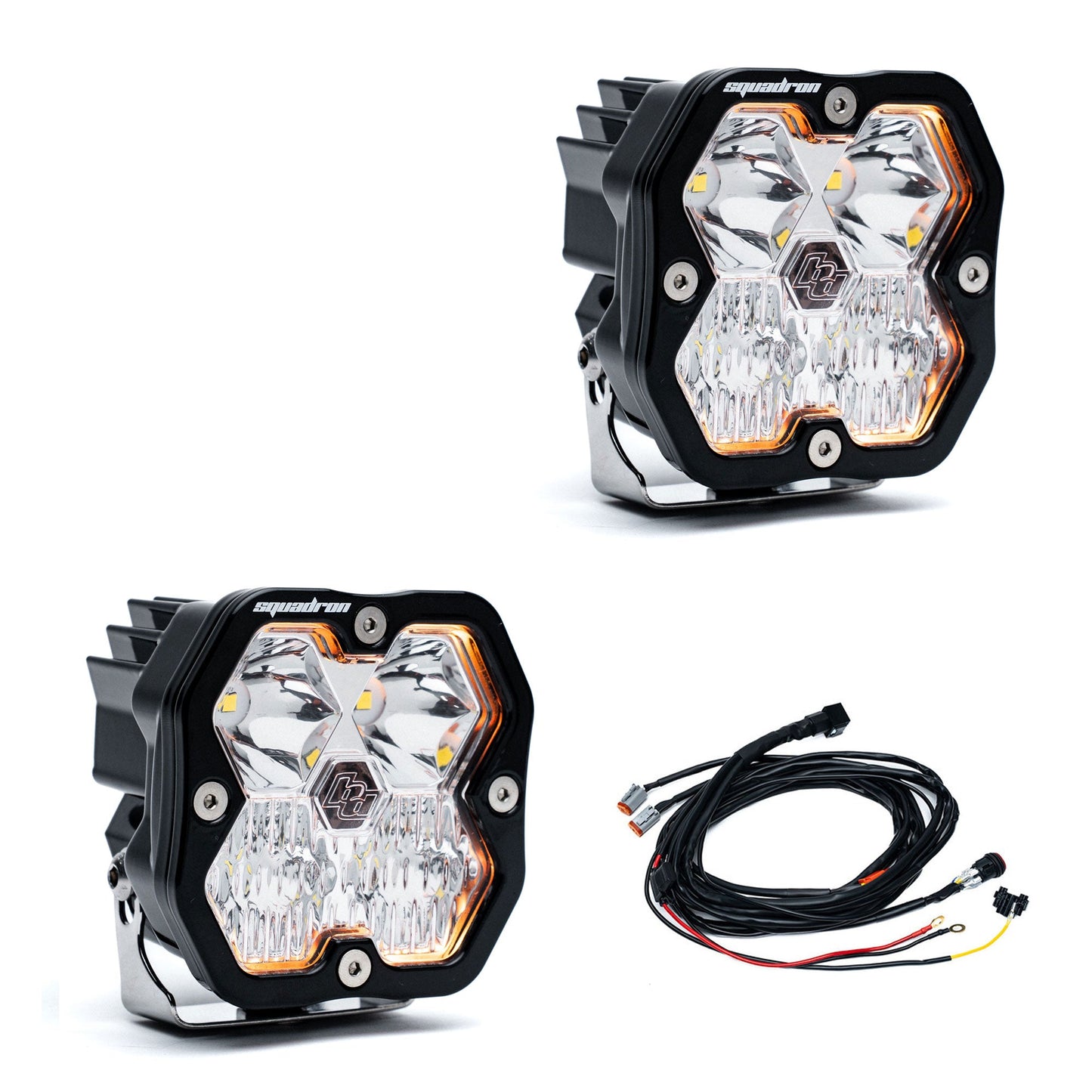 Baja Designs Squadron 2.0 Sport LED Pods (Sold in Pairs) (RGBW Backlit)