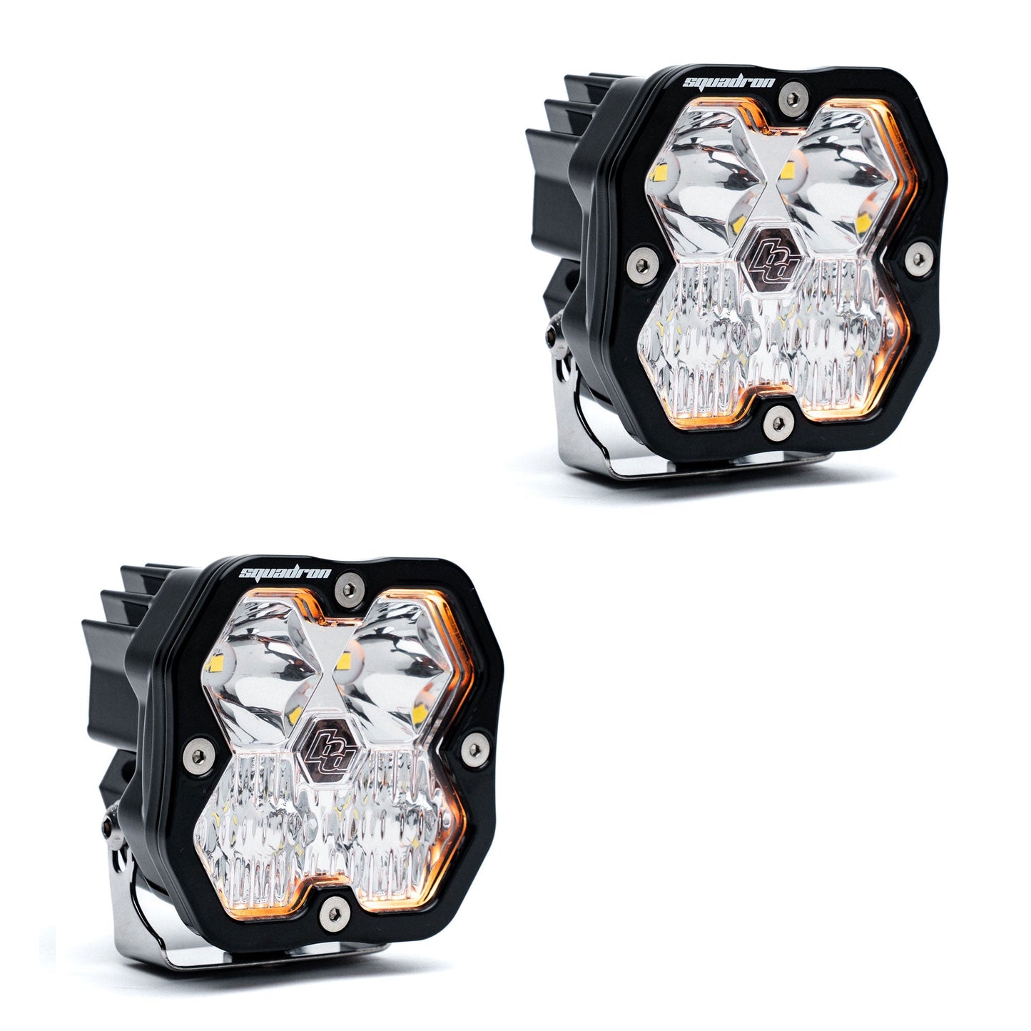 Baja Designs Squadron 2.0 Sport LED Pods (Sold in Pairs) (RGBW Backlit)