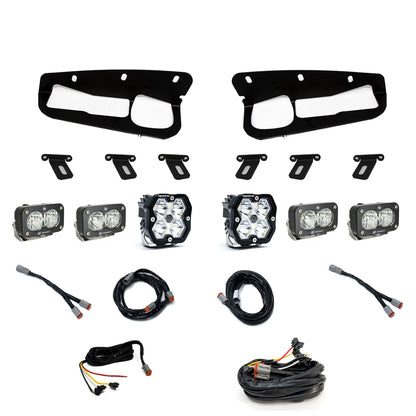 Squadron 2.0 Sport Dual S2 Sport Sportmen Fog Pocket Light Kit - Ford 2021-26 Bronco; 2022-24 Bronco Raptor; Note w Steel Bumper