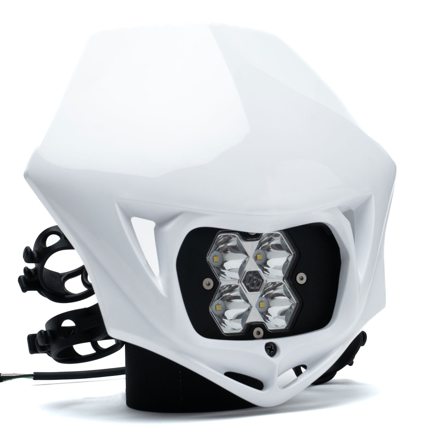 Motorcycle Headlight A/C or D/C LED Squadron 2.0 Sport Kit w/Shell (Race Light) - Universal