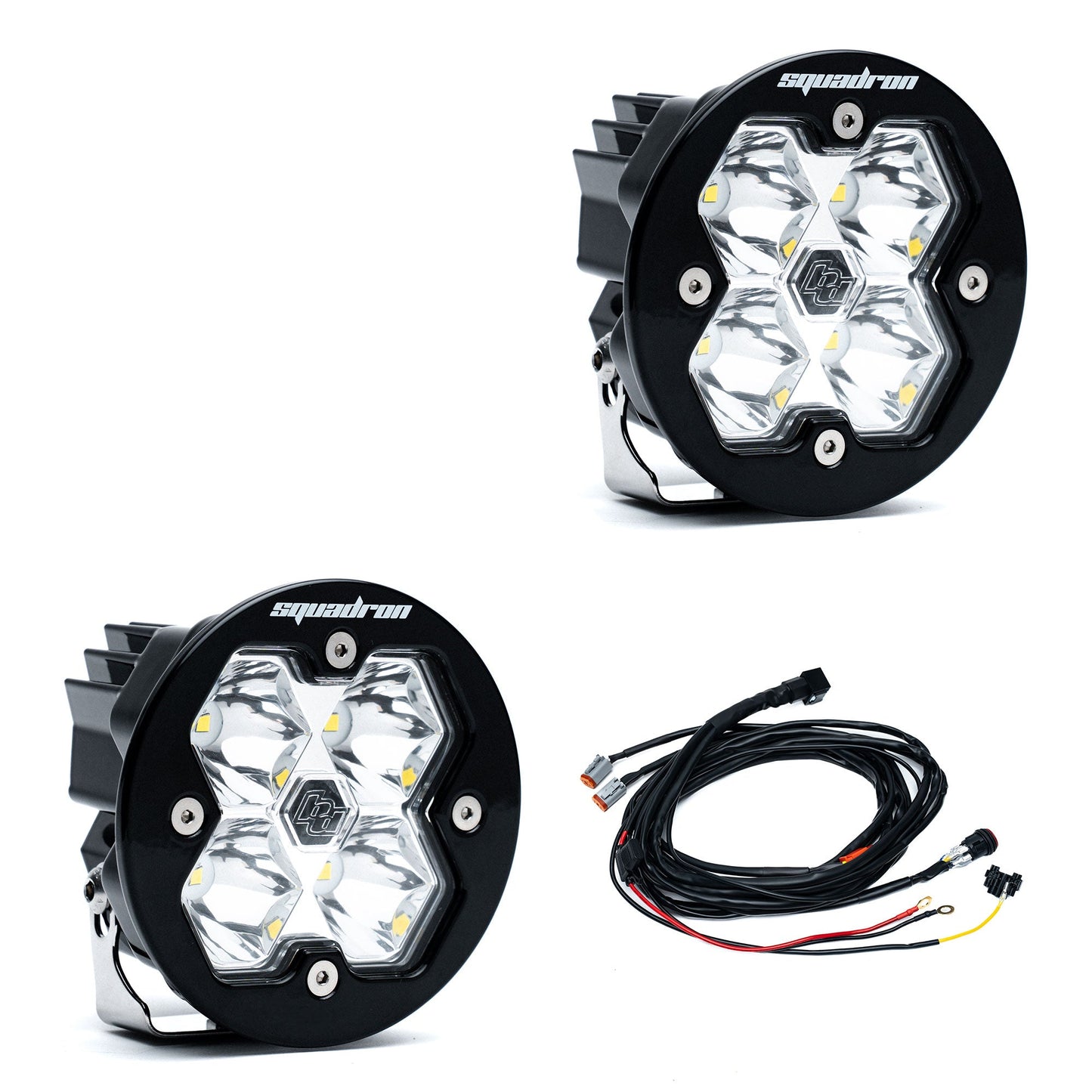Baja Designs Squadron-R 2.0 Pro LED Pods (Sold in Pairs) (RGBW Backlit)