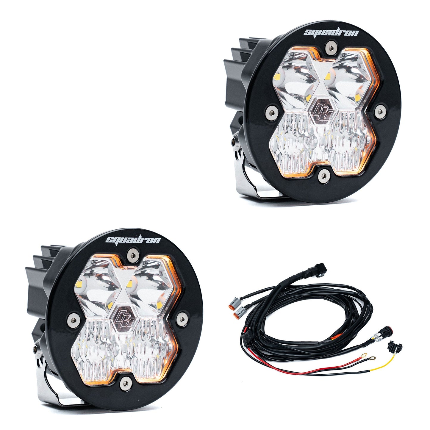 Baja Designs Squadron-R 2.0 Sport LED Pods (Sold in Pairs) (RGBW Backlit)