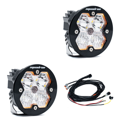 Baja Designs Squadron-R 2.0 Sport LED Pods (Sold in Pairs) (RGBW Backlit)