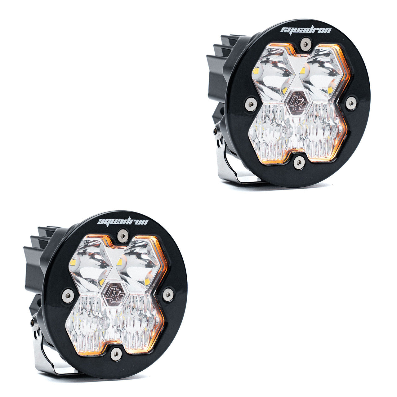 Baja Designs Squadron-R 2.0 Sport LED Pods (Sold in Pairs) (RGBW Backlit)