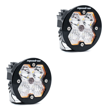 Baja Designs Squadron-R 2.0 Sport LED Pods (Sold in Pairs) (RGBW Backlit)
