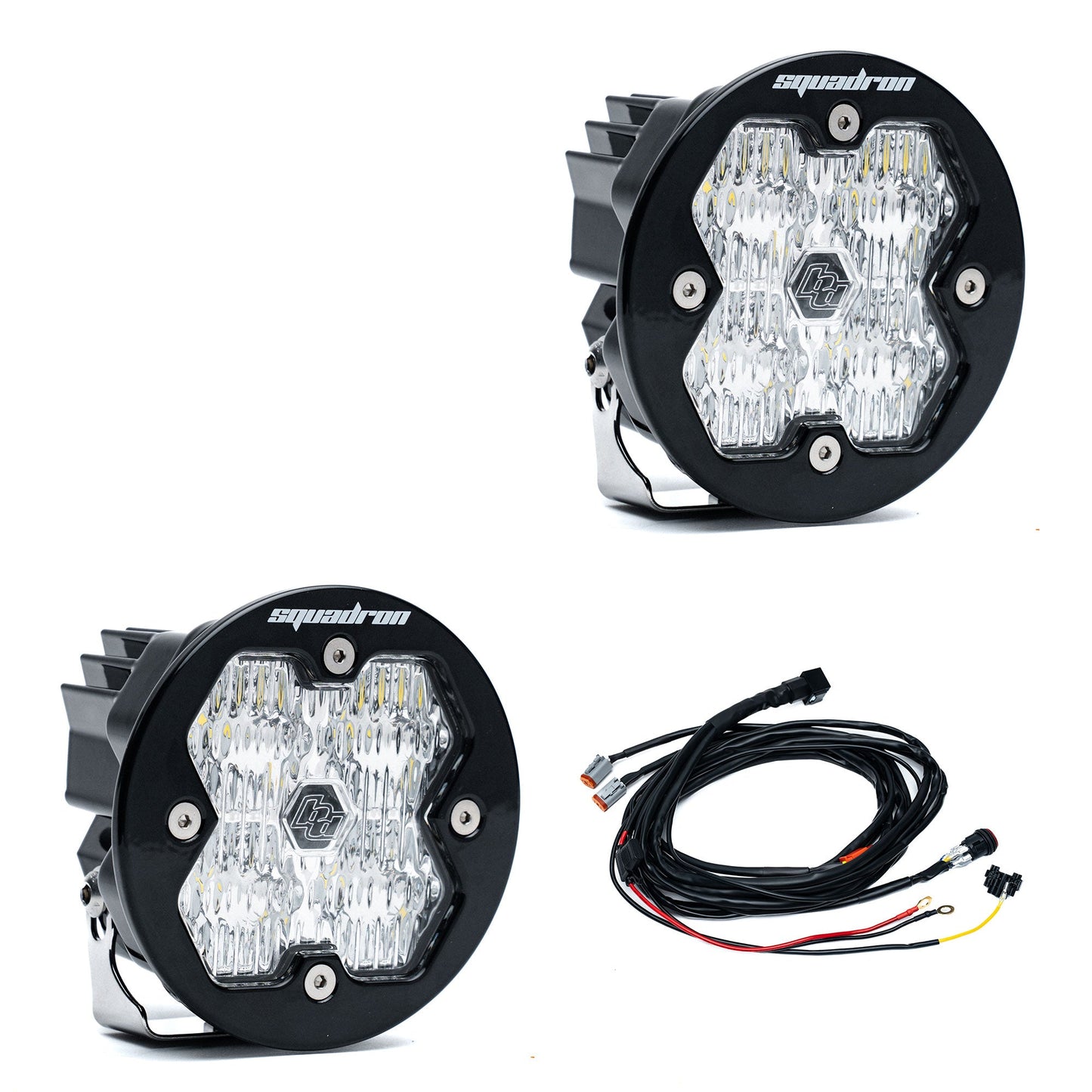 Baja Designs Squadron-R 2.0 Sport LED Pods (Sold in Pairs) (RGBW Backlit)