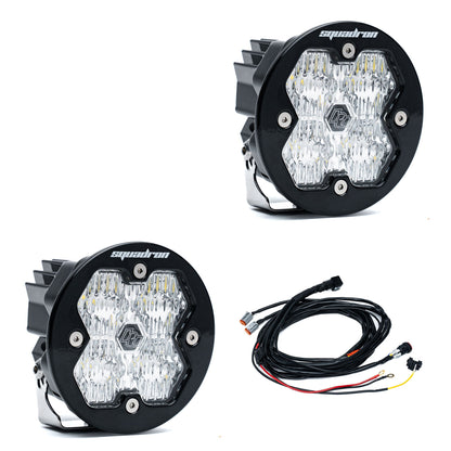 Baja Designs Squadron-R 2.0 Sport LED Pods (Sold in Pairs) (RGBW Backlit)