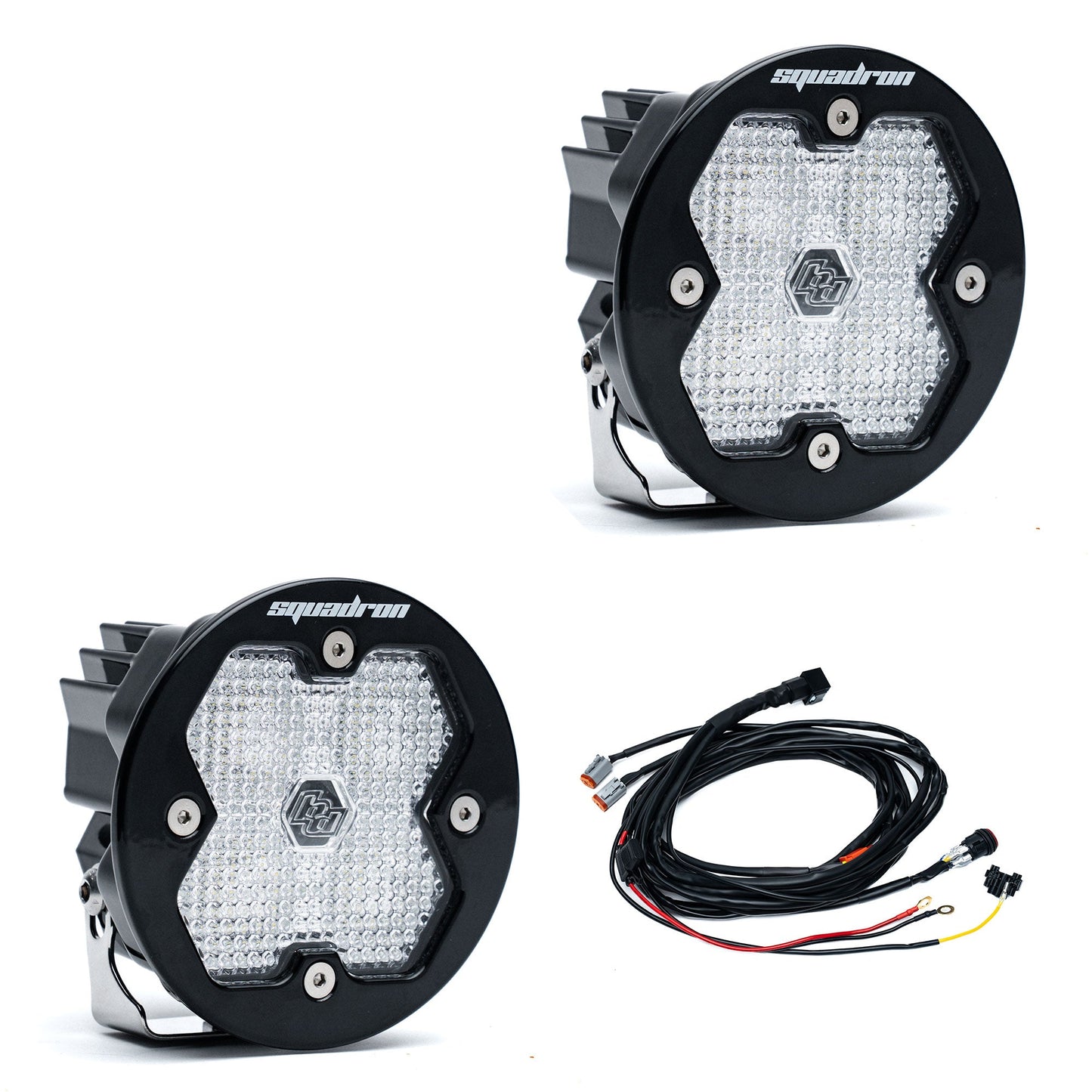 Baja Designs Squadron-R 2.0 Pro LED Pods (Sold in Pairs) (RGBW Backlit)