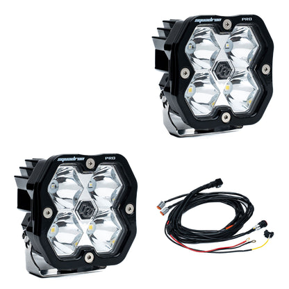 Baja Designs Squadron 2.0 Pro LED Pods (Sold in Pairs) (RGBW Backlit)