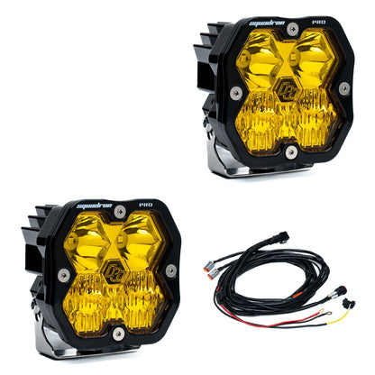 Baja Designs Squadron 2.0 Pro LED Pods (Sold in Pairs) (RGBW Backlit)