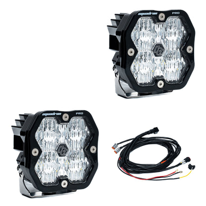 Baja Designs Squadron 2.0 Pro LED Pods (Sold in Pairs) (RGBW Backlit)