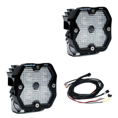 Baja Designs Squadron 2.0 Pro LED Pods (Sold in Pairs) (RGBW Backlit)