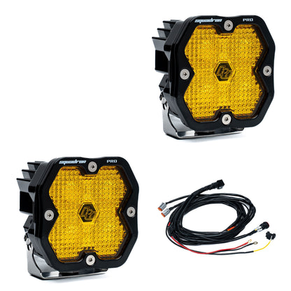 Baja Designs Squadron 2.0 Pro LED Pods (Sold in Pairs) (RGBW Backlit)
