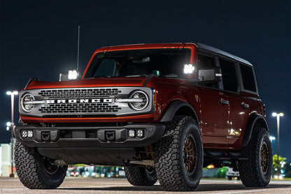 SPV Parts 2021-2025 Ford BRONCO (Including Everglades) Modular A-Pillar Light Kit with Baja Designs LP4's