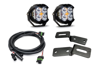 SPV Parts 2021-2025 Ford BRONCO A-Pillar Light Kit with Baja Designs LP4's