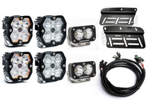 2021- 2025 Ford BRONCO Baja Designs Squadron 2.0 Sport & PRO Triple Fog Light Kit W/S2 (Modular Bumper, INCLUDING RAPTOR) (RGBW Backlit)